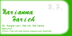 marianna harich business card